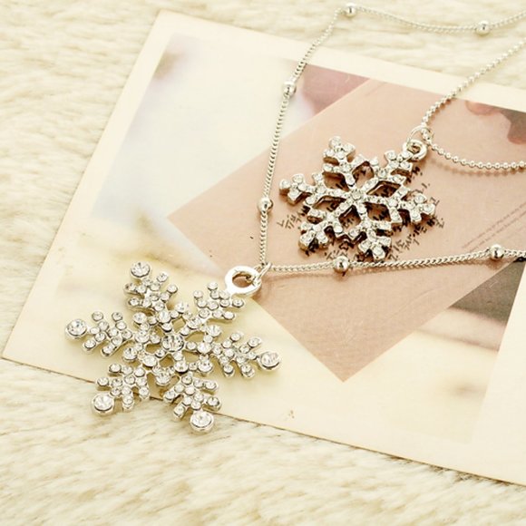 Snowflakes Necklace - Picture 1 of 3